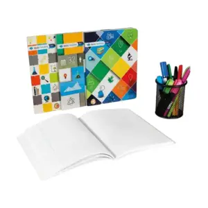 Cahier TP piqué A4 144 pages 60g vernis lavable - BLEU MARINE