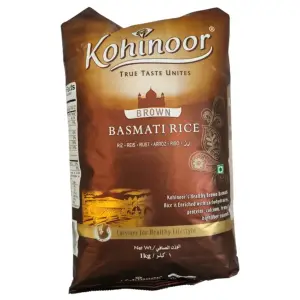 Riz basmati Complet Brown 900g - KOHINOOR