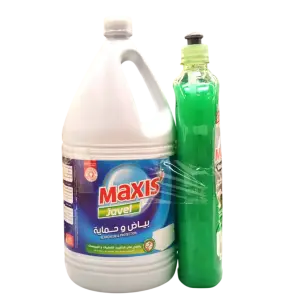 Eau de javel 2,5L + liquide vaisselle 750ml - MAXIS