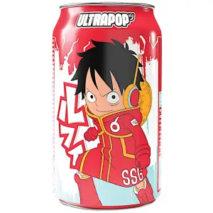 Ultra Pop Boisson fraise & citron vert One Piece canette 330 ml