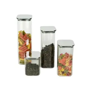 Bocal en verre avec couvercle metal 1,4l 82540