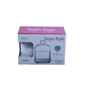 Bonbonniere En Verre 2 Pcs 240 Ml Pm069P