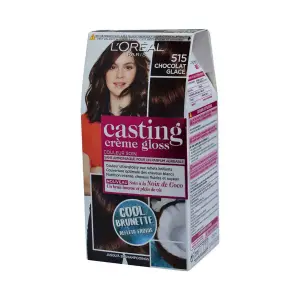 Coloration cheveux sans ammoniaque 515 chocolat glacé - CASTING CRÈME GLOSS