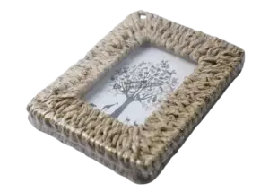 Cadre Photo Paille 20,5Cmx15Cm