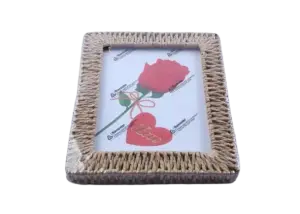Cadre Photo Paille 30,5Cmx25Cm