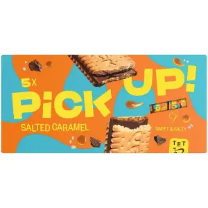 Biscuit Pick Up caramel au beurre salé 5 unitésx28g - BAHLSEN