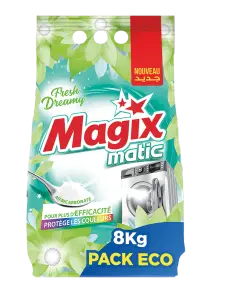 Lessive machine Parfums des Rêves 8Kg - MAGIX