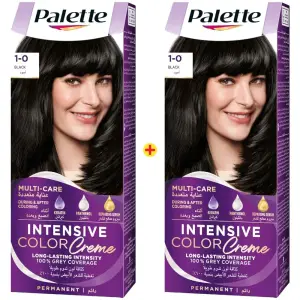 Coloration Intensive Color Creme 1-0 Black et la 2ème à -50% - PALETTE