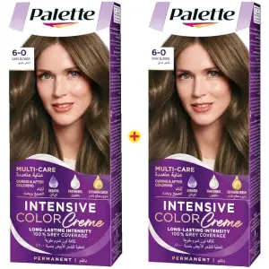 Coloration Intensive Color Creme 6-0 Dark Blonde et la 2ème à -50% - PALETTE
