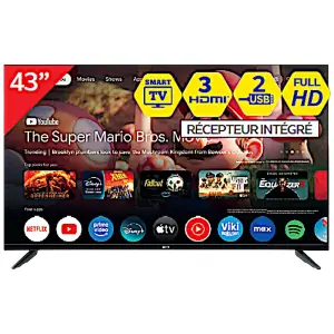 Téléviseur LED FHD G/TV S2T2 T43S25 - MGS
