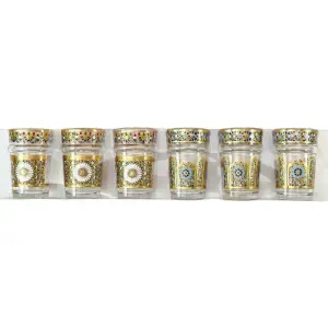 Verres à thé motif berbère x6
