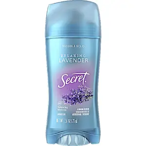 Déodorant antiperspirant Invisible Solid Luxe Lavender 73ml - SECRET