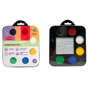 Boîte de maquillage à l'eau 6 couleurs