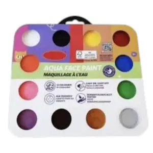 Boîte de maquillage à l'eau 12 couleurs