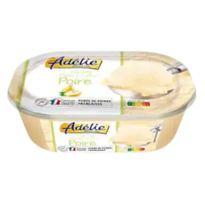 Intermarché - Adélie sorbet plein fruit poire 651g