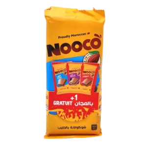 3 tablettes de chocolat 95g - NOOCO