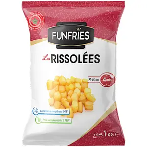 Pommes de terre rissolées 1kg - FUNFRIES