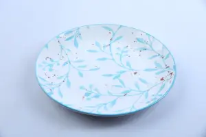 Assiette à Dessert Oliveraie 19 cm – Design Naturel