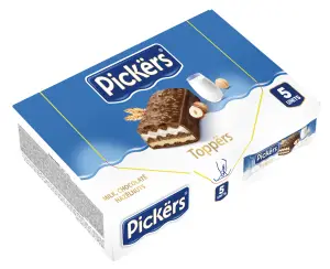 Biscuits toppers chocolat au lait 5x35g - Pickërs