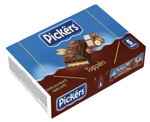 Biscuits toppers dark chocolate 5x35g - PICKERS