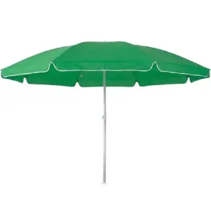 Parasol de plage vert 1,8 m