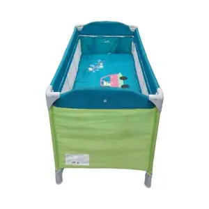 Lit Parapluie Pliable 2 Positions pour Bébé BP704B PER – 120 x 60 x 76 cm