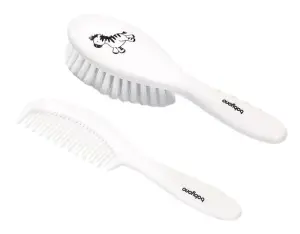 Brosse à cheveux douce pour bébé - Blanc - Canpol Babies