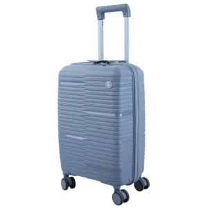Valise Menara à base pp 54cm grise petit modèle - TOP TRAVEL