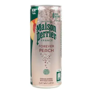 Boisson gazeuse sans sucre Peach 250ml - MAISON PERRIER