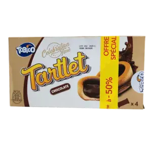 Cakes Tartelet fourrés à la crème au chocolat x2 le 2ème paquet à -50% - TOBIGO