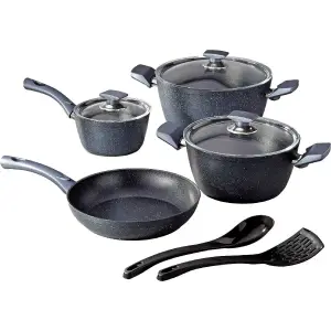Batterie de cuisine Eco en granite 9 pièces - VIVALDI