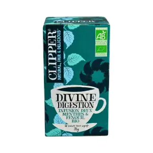Infusion digestion menthe et fenouil bio x20 38g - CLIPPER