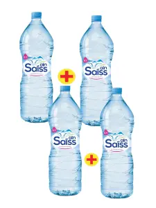 Bouteilles d'eau minérale 2L x4 - AIN SAISS