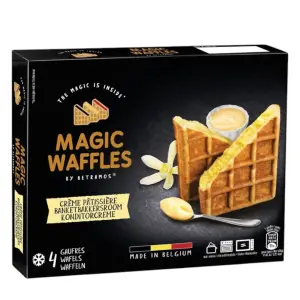Gaufres à la crème pâtissière 4x80g - MAGIC WAFFLES