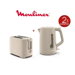 Bouilloire BY2M0B101 1,7L + toaster LT2M0B102F - MOULINEX