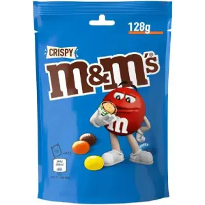 Bonbons chocolatés au lait et riz soufflé 128g - M&M'S
