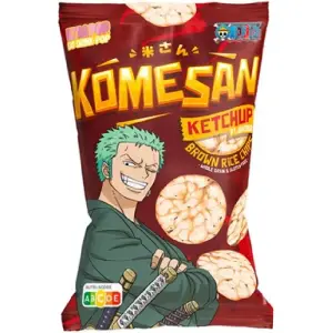 Chips de riz Komesan saveur barbecue Zoro 60g - ULTRA POP