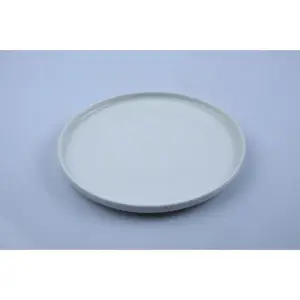 Assiette - GENERIC - Classique - Porcelaine blanche - 26,5 cm - Compatible lave-vaisselle