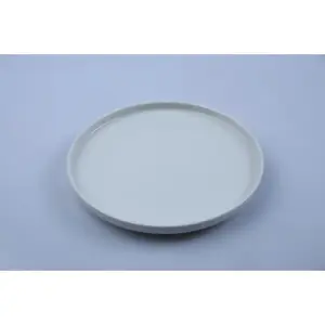 Assiette plate en porcelaine blanche 21,5 cm
