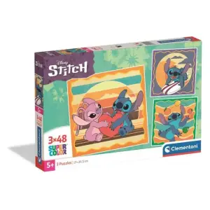 CLEMENTONI - 3x48 pièces - Stitch