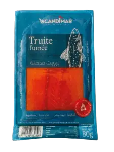 Truite fumée 80g - SCANDIMAR