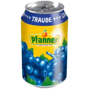 Nectar de raisin rouge canette 0,33L - PFANNER