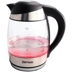 Bouilloire électrique KT-361 1,8L en verre - DENWA