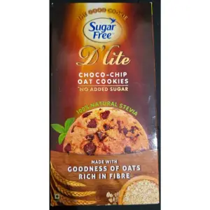Cookies à l'avoine et aux pépites de chocolat sans sucre ajouté 150g - D'LITE