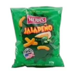 Curls au fromage jalapeño 113g - HERR'S