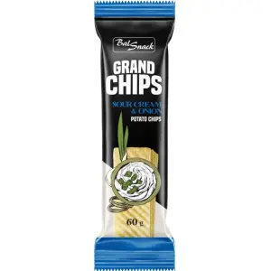 Grand Chips saveur crème et oignon 60g - BALSNACK
