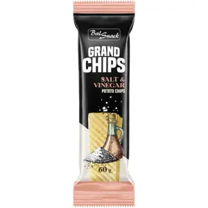 Grand Chips saveur vinaigre et sel 60g - BALSNACK