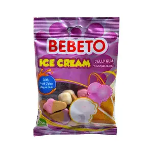 Gommes Ice Cream 80g - BEBETO