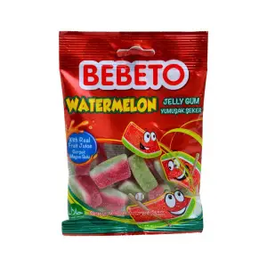 Gommes pastèque 80g - BEBETO
