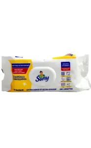 Lingettes multisurface citron & orange x 100 - SANY